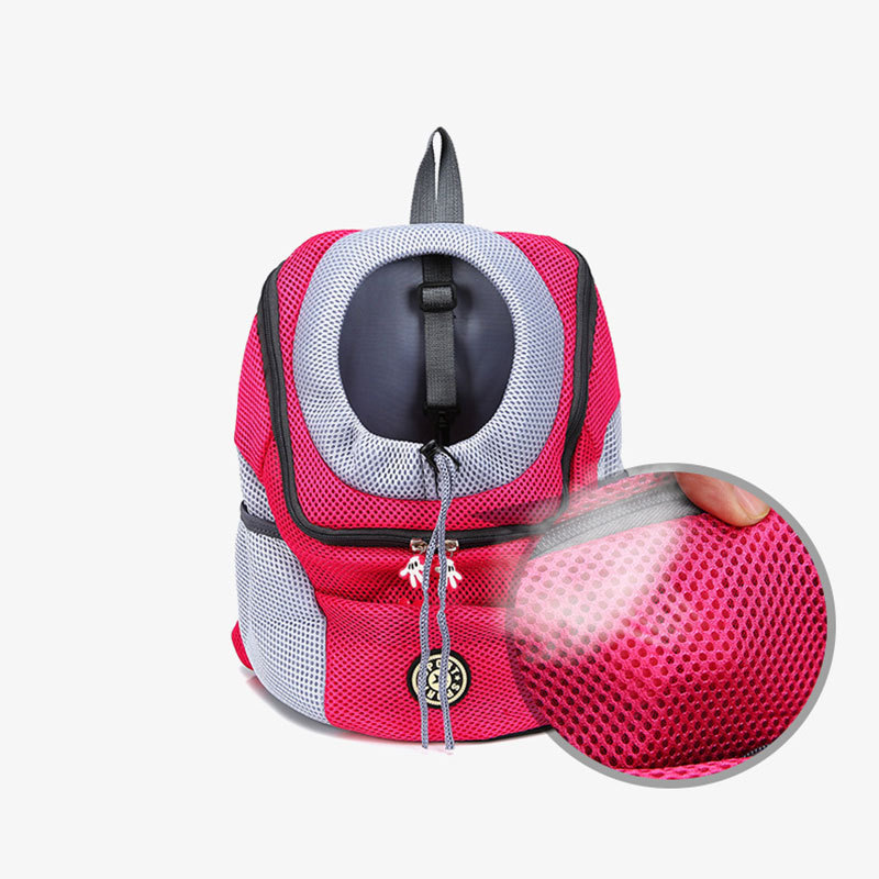 New Wide Shoulder Straps Hands-Free Cat And Dog Backpack Breathable Travel Bag Holder Saddle Hiking Pet Carrier Dog Backpack