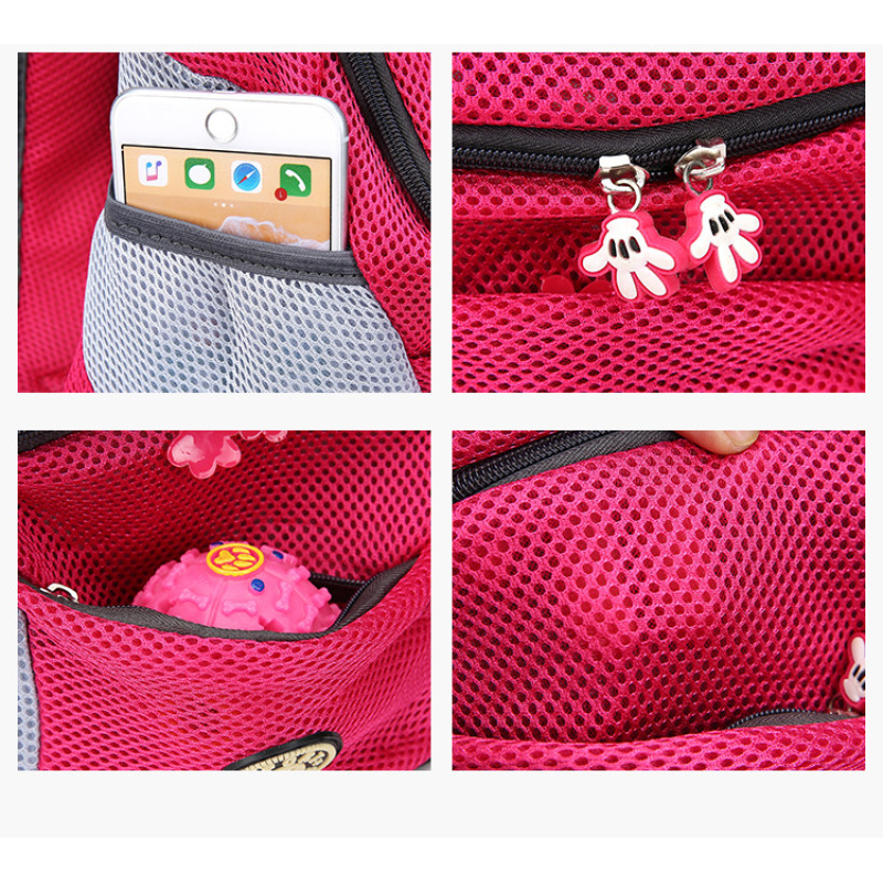 New Wide Shoulder Straps Hands-Free Cat And Dog Backpack Breathable Travel Bag Holder Saddle Hiking Pet Carrier Dog Backpack