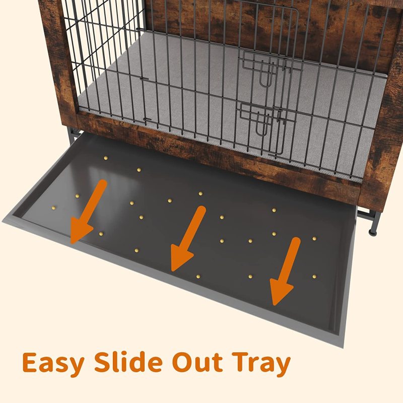 Dog Crate Furniture Indoor Wooden Dog Crate Table Dog Cage Kennel