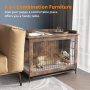 Dog Crate Furniture Indoor Wooden Dog Crate Table Dog Cage Kennel