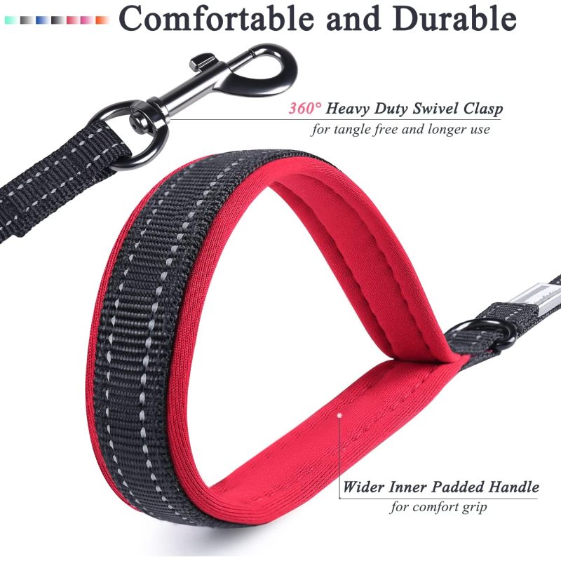 Padded Handles Traffic Handle Leash Reflective Safety Training for Walking