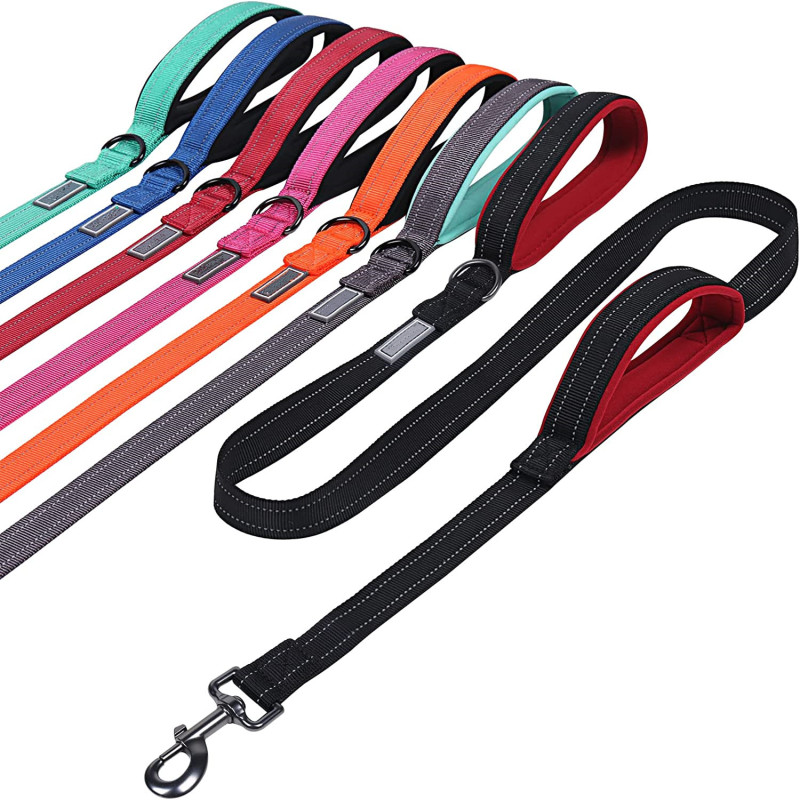 Padded Handles Traffic Handle Leash Reflective Safety Training for Walking