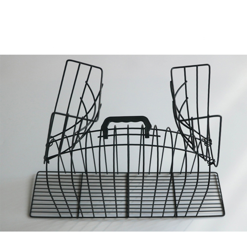 Portable Steel Wire Pet Cat Puppy Shower Cage Injection Anti Scratch Cat Washing Shower Bath Cage