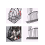 Portable Steel Wire Pet Cat Puppy Shower Cage Injection Anti Scratch Cat Washing Shower Bath Cage