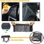 Car Dog Barrier, Pet Net Barrier with Auto Seat Mesh Organizer Back Seat Net Organizer Universal Stretchable Storage Bag & Hook
