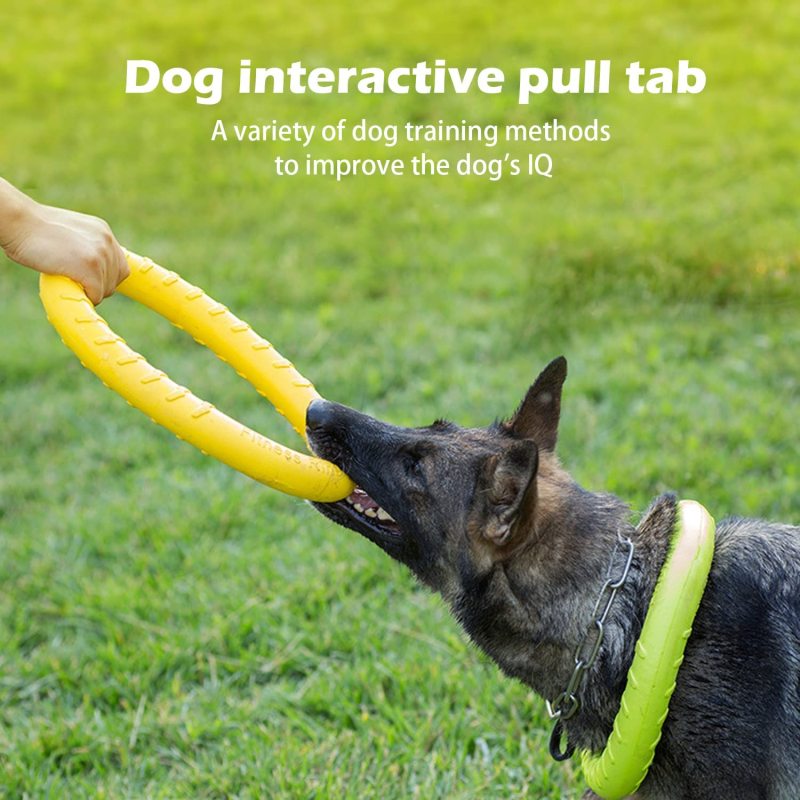 Indestructible Dog Toys Dog Chew Toy for Aggressive Chewers Flying Discs for Medium/Large Breeds Dog Training Ring,