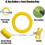 Indestructible Dog Toys Dog Chew Toy for Aggressive Chewers Flying Discs for Medium/Large Breeds Dog Training Ring,