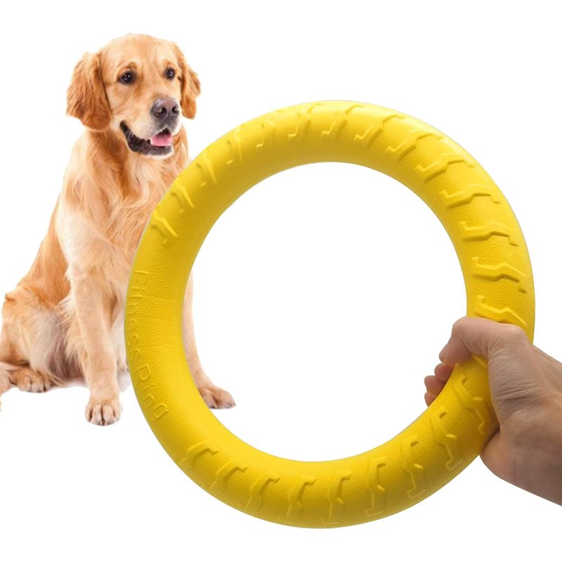 Indestructible Dog Toys Dog Chew Toy for Aggressive Chewers Flying Discs for Medium/Large Breeds Dog Training Ring,