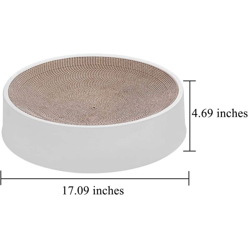 Refillable Cat Scratcher Cardboard & Bed for Indoor Cats, Scratching Lounge, Scratching Pad