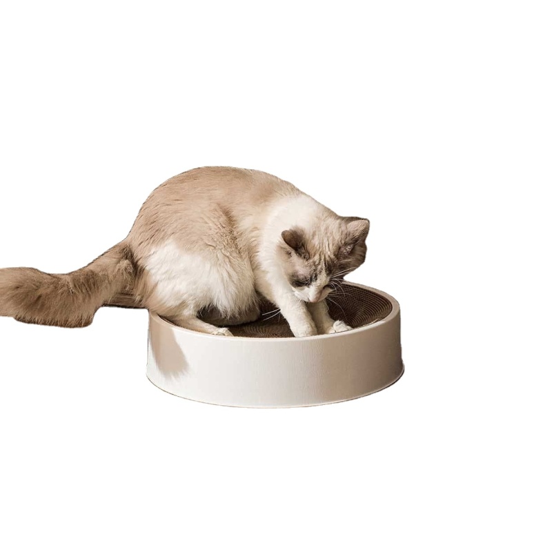 Refillable Cat Scratcher Cardboard & Bed for Indoor Cats, Scratching Lounge, Scratching Pad
