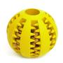 Dog Toy Ball Nontoxic Bite Resistant Toy Ball for Pet Dogs Puppy Cat Dog Pet Food Treat Feeder Chew Tooth Cleaning Ball