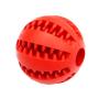 Dog Toy Ball Nontoxic Bite Resistant Toy Ball for Pet Dogs Puppy Cat Dog Pet Food Treat Feeder Chew Tooth Cleaning Ball