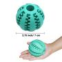 Dog Toy Ball Nontoxic Bite Resistant Toy Ball for Pet Dogs Puppy Cat Dog Pet Food Treat Feeder Chew Tooth Cleaning Ball