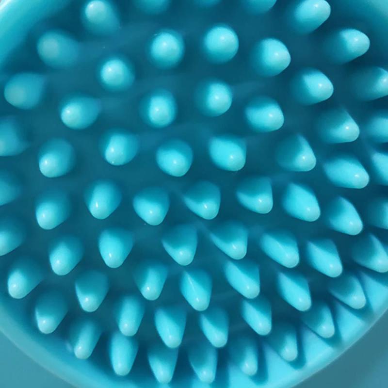 Dog Feeding Lick Pad Silicone Pet Shower Distraction Toy Grooming Helper Wall Bowl