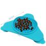 Dog Feeding Lick Pad Silicone Pet Shower Distraction Toy Grooming Helper Wall Bowl