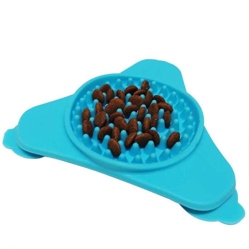 Dog Feeding Lick Pad Silicone Pet Shower Distraction Toy Grooming Helper Wall Bowl
