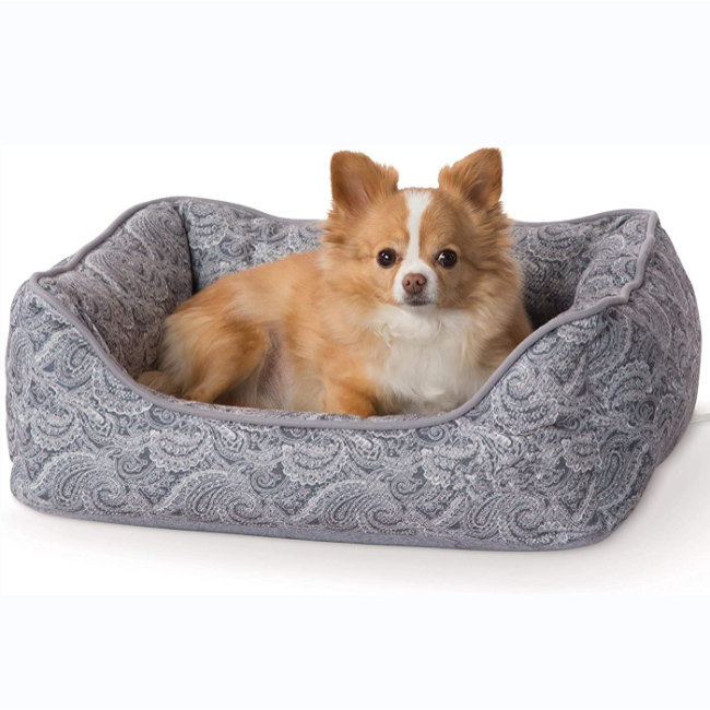 All Seasons Orthopedic Pet Bed Water Bolster MET Safety Listed Removable Heated Included