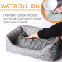 All Seasons Orthopedic Pet Bed Water Bolster MET Safety Listed Removable Heated Included