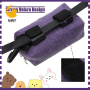 Dog Poop Bag Holder Attaches, Includes 1 Roll of Poop Bags, Waste Bag Dispenser and Lightweight Fabric