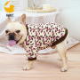 Fleece Dog Coat  Leopard Print Soft, Warm Dog Clothes, Stretchy Pet Sweater  Machine Washable
