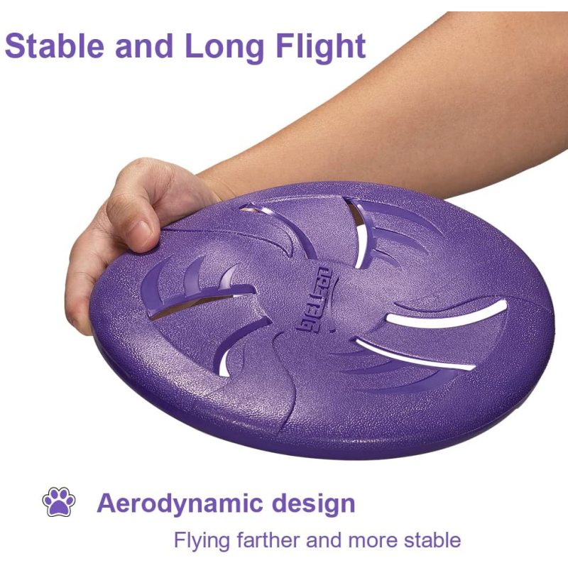 Soft Lightweight Dog Catch Flyer Toy Fetch Toys for Small Medium Dogs