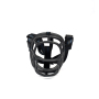 Soft Silicone Basket Dog Muzzle Mouth Cover with Nylon and Reflective Neck Straps for Small, Medium and Large Dogs, Anti Barking