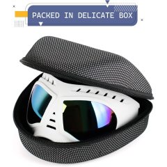 Windproof Snowproof Soft Frame Dog UV Sunglasses for Long Snout Dogs Eyes Protection