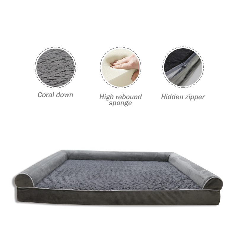 Can disassemble and wash general dog autumn and winter dog cushion Golden fur big dog sofa pet