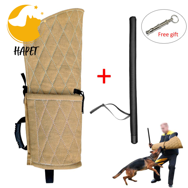 Dog Bite Training Set - Dog Bite Sleeve, Dog Bite Pillow Tug Toy, Dog Training Stick