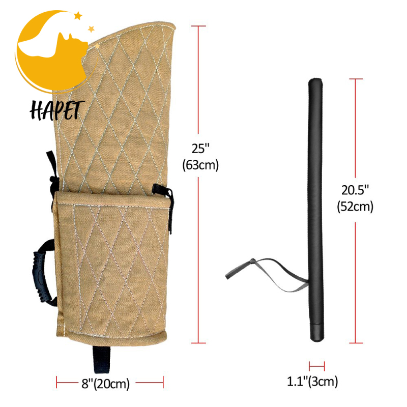 Dog Bite Training Set - Dog Bite Sleeve, Dog Bite Pillow Tug Toy, Dog Training Stick