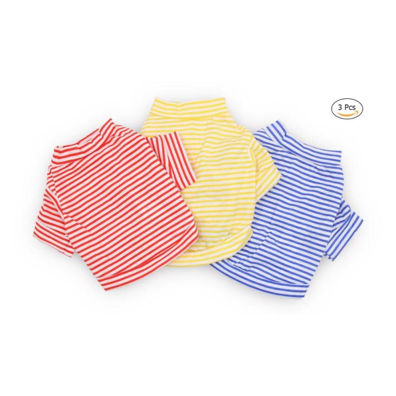 Dog Clothes Pet Striped T-Shirt for Small Dogs
