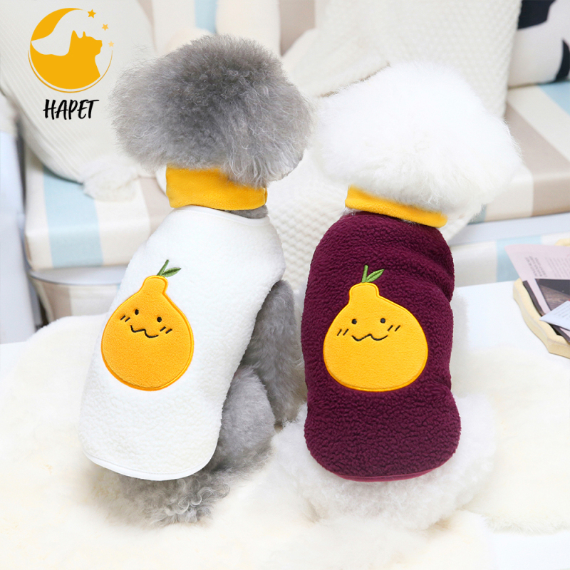 Dog Coat Sweater Vest Thick Dog Jackets for Winter Warm Clothes with Scarf