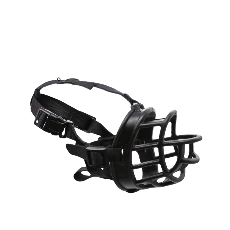 Dog Muzzle, Soft Rubber Basket Muzzle Cage Muzzle For Dog Panting and drinking