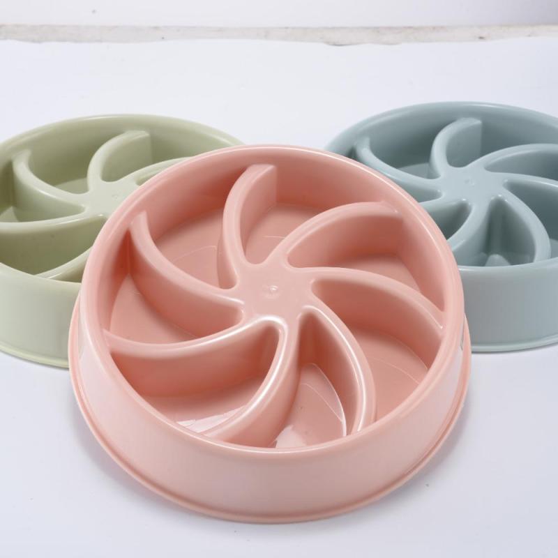 Wholesale Durable Abs Custom Portable Luxury Pet Slow Feeding Plastic Cat Pet Slow Food Bowl