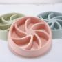 Wholesale Durable Abs Custom Portable Luxury Pet Slow Feeding Plastic Cat Pet Slow Food Bowl