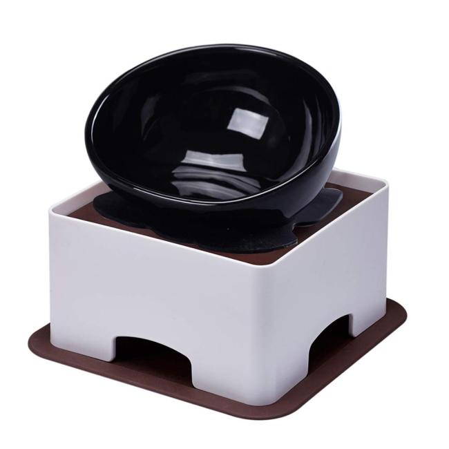 Wan Table for Dog Bowls Adjustment Bracket raised cat bowl