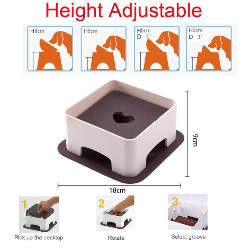 Wan Table for Dog Bowls Adjustment Bracket raised cat bowl