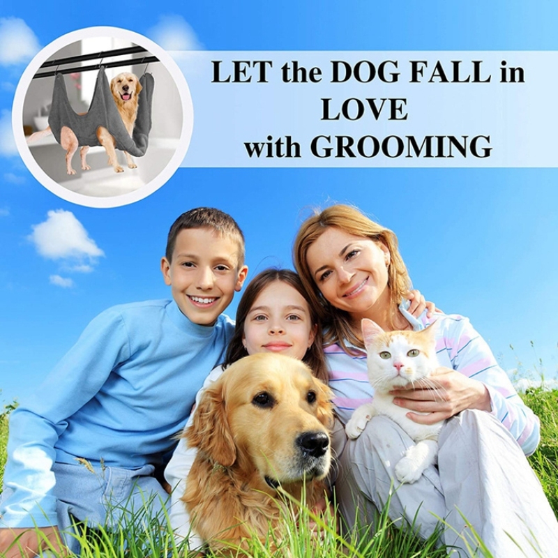 Wholesale Soft Pet Grooming Hammock Bed Durable Nail Clipping Trimming Hammock Bathing Restraint Bag Dog Cat Hammocks