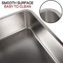 Stainless Steel Litter Box for Cat and Rabbit, Odor Control Litter Pan, Non Stick Smooth Surface, Easy to Clean, Never Bend