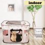 Outdoor or Indoor Collapsible Crates Kennel Playpen for Dog cat
