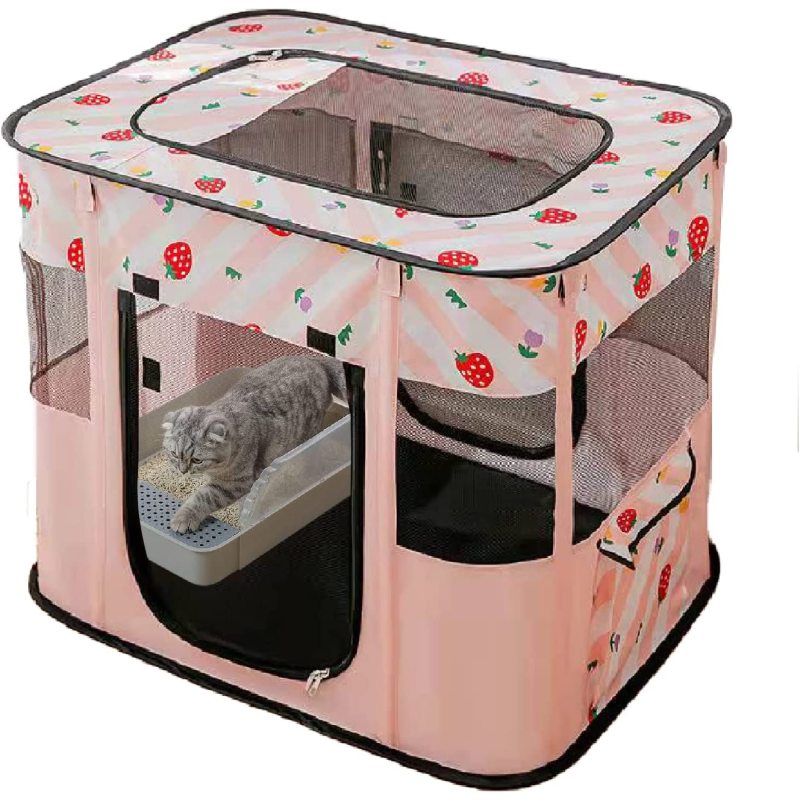 Outdoor or Indoor Collapsible Crates Kennel Playpen for Dog cat
