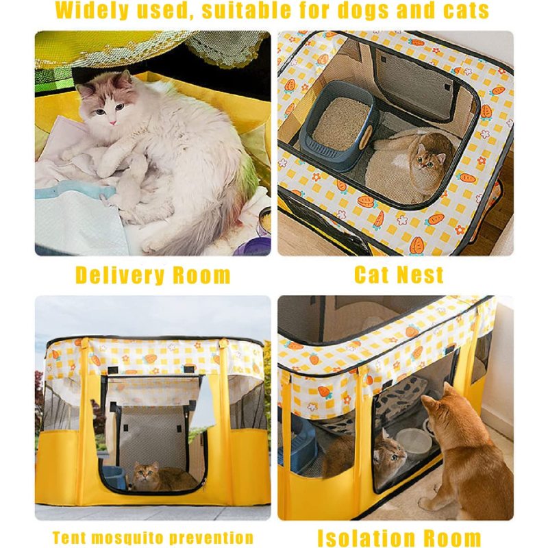 Outdoor or Indoor Collapsible Crates Kennel Playpen for Dog cat