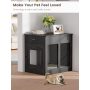 Decorative Wooden Dog Kennel End Table Pet Crate House Cage Furniture with Drawer