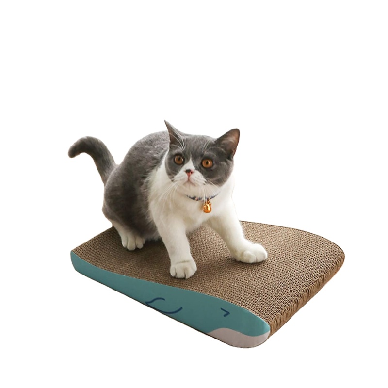 Cat Scratcher Cardboard, Kitty Cat Scratching Pad Recycle Corrugate Scratcher Cat Scratch Bed Long Lasting Reversable