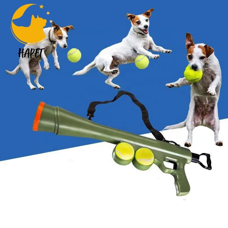 Amazon best seller Dog toy Tennis Pet Gun Dog interactive toys