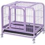 Wheels and Tray Metal Dog Crate Strong Dog Kennel