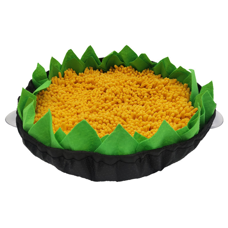 Hot Dog Toy Pet Sniffing Pad Suction Cup For Sniffing Hidden Sunflower Food Dog Sniffing Pad