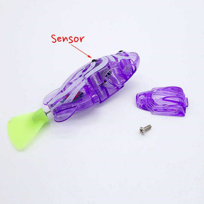 Manufacture Pet Toys Cat IQ Traninig Interactive LED light Tiny Fish Toys 4 in 1 Set For Cat Playing Robot Fish