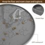 Waterproof Non-Slip Bowl Tray Suitable Pet Placemat for Small and Medium Pets