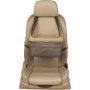 Dog Booster Seat for Cars, Trucks and SUVs - Easy to Adjust Strap - Durable Fleece Liner is Machine Washable and Easy to Clean